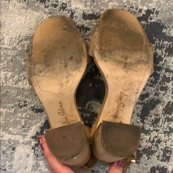 Sam Edelman tan suede block heel, size 6. SO COMFY - Picture 4 of 5